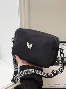 Túi đeo chéo nam nhẹ và thời trang - màu đen - Xem 3