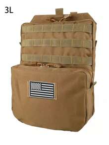 YAKEDA Attachable Water Bag, MOLLE Auxiliary Bag, Multi-Function Storage Pouch - Outdoor Portable Multi-Function Storage Bag With Water Bag, Layered Design, Hook And Loop For Attaching Various Patches - Multicolor - View 15