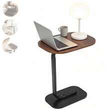 Mesa Auxiliar En Forma Mesa De Centro Modernas, Mesa Auxiliar De Acero Inoxidable Para Sala Y Recámara, Mesita De Noche Para Espacios, Alto 60 Cm - Granate - Ver 11