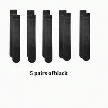 1/3/5/10 Pairs Of Women's Stockings, Ultra-Thin Long Tube Stockings, Anti Hook Silk Calf Socks, Sexy, Ultra-Thin, Super Transparent, Versatile JK, Knee High Socks, Suitable For Home Commuting, Parties, Gifts.Straight Socks - Multicolor - View 16