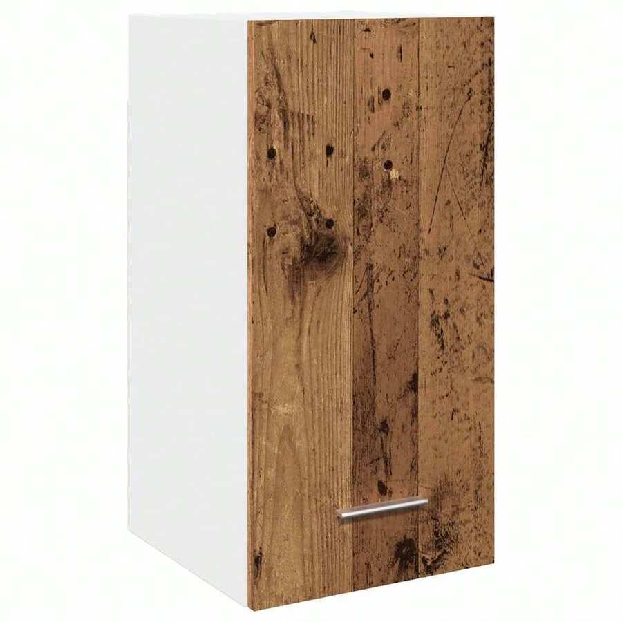 vidaXL Armoire suspendue "Lyon" Bois ancien 30 x 31 x 60 cm Bois d'ingénierie - Tabac - Voir 1