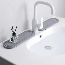 Absorbent Stone Tray, Quick-Drying Diatomite Sink Tray, Absorbent Diatomite Coasters, Kitchen Sink Stone Soap Tray, Bathroom Countertop Liquid Soap Dish & Toothbrush Holder, Storage & Organization, Toothbrush Holder, Bathroom Accessories, Bathroom Decor, Kitchen Decor