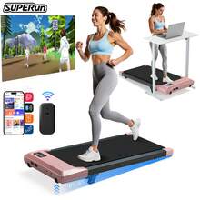 Foldable 6% Slope Under Desk Treadmills 2.5 HP Quiet Walking Pad Portable Remote Control LED Display 300LBS Exercise Walkingpad - US A Type Plug(110-127V) - View 10