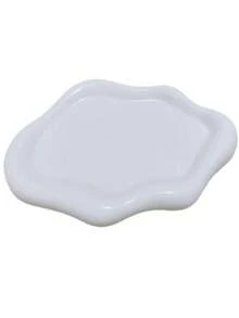 1pc Plastic Jewelry Organizer Tray, Makeup Cosmetic Storage Holder, Eyeshadow Lipstick Brush Organizer, Suitable For Room, Home, Bedroom, Bathroom, Desk, Decor, Unique Gift,Gifts For Women,Christmas Gifts,Gift Ideas For Women - White - View 5