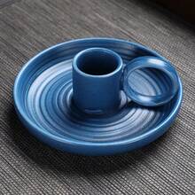 1pc Peruvian Palo Santo Incense Burner Ceramic Plate Stand, Meditation Tray For Relaxation And Spiritual - Multicolor - View 14