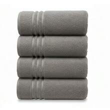 4XXL Super Jumbo Bath Sheet Set Of 4 – Extra Large 190cm X 90cm Big Towels, Ultra Soft Luxury Cotton, Highly Absorbent Quick Dry Bath Sheets For Home, Hotel, Spa, Gym – Oversized Large Bathroom Sheets In 12 Colours
