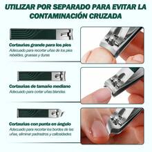 TendenciaJuego Cortaúñas Y Cortacutículas Para Manos Y Pies Verde OscuroCalidad premium - Verde oscuro - Ver 9