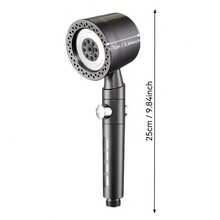 1pc German Quality High Pressure Handheld Shower Head, 5 Adjustable Water Flow Modes & Built-In Filter, Wall-Mounted Easy Installation, Polished Surface, Designed For Luxury Bathroom Shower & New Year Gift, For Shower Use Only - Multicolor - View 7