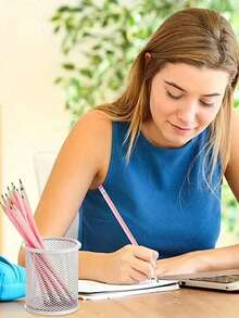 30支粉色婚礼HB铅笔套装，木质铅笔带橡皮擦，适用于学校绘画、素描、婚礼、办公用品、新年和情人节礼物、返校季、美术用品、学生文具、学习配件