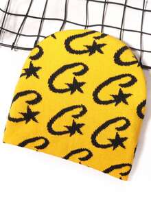 1pc New Versatile Brimless Street Hat, Fashion Knit Beanie, Unisex, Suitable For Outdoor Gatherings And Decoration - Multicolor - View 16