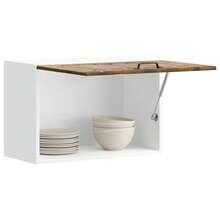 vidaXL Armario mural de cocina Lucca chêne fumé madera ingeniería - Marrón - Ver 2
