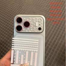 苹果 17 Pro/ProMax 镜头贴膜+贴纸 透明装饰 DIY 贴纸 可爱泰迪熊贴纸 - 無色 - 查看 3