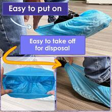 20pcs/10 Pairs Disposable Anti-Slip Shoe Covers, One-Time Foot Protectors, Suitable For Hospital, Lab, Cleaning, Home - Indoor & Outdoor Hygienic Shoe Covers, Lightweight Indoor Shoe Covers, Breathable Material, Protect Shoes, Applicable For Party, Birthday, Hotel, Office, Indoor Carpet Protection (Slight Color Difference May Exist) - Multicolor - View 6