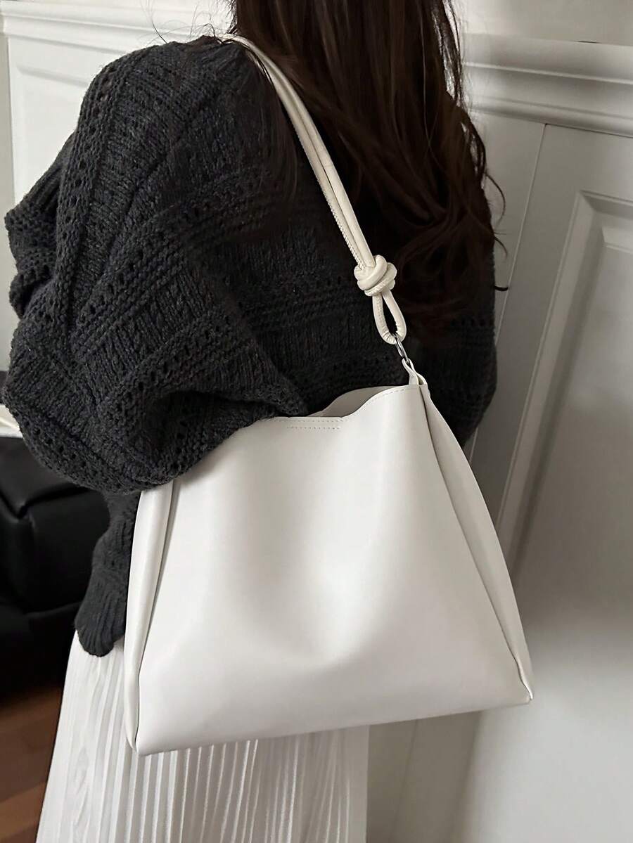 Fashionable Large Capacity Mother-Daughter Commuter Bag, 2025 Bucket Bag Design, Premium One Shoulder