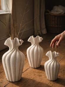 1 قطعة إناء زهور مدمج بارتفاع 20 سم، مناسب لديكور سطح الطاولة مع الزهور الجافة أو الطازجة، تصميم سطح مطفي، طراز حديث يناسب ديكور المنزل للشباب والبالغين والمراهقين - متعدد الألوان - مشاهدة 17