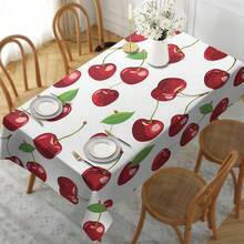 1pc/10pcs Colorful Donut Tablecloth Decorative Cloth, Suitable For Dinner And Picnic, Waterproof And Easy To Clean Tablecloth For Dining Table Party, Rectangular Home Decor For Dining Table, Bar, Coffee Table, Outdoor Picnic, Restaurant Patio, Party Decor, Gift For Holidays, Indoor And Outdoor Use, Available In Multiple Sizes - Multicolor - View 18