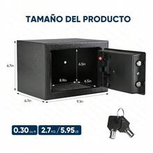 Caja Fuerte Digital De Alta  Con Código Y Llave
