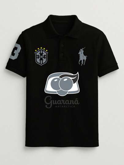Camisa Polo Piquet Light Pink Brazil Streetwear Crisp