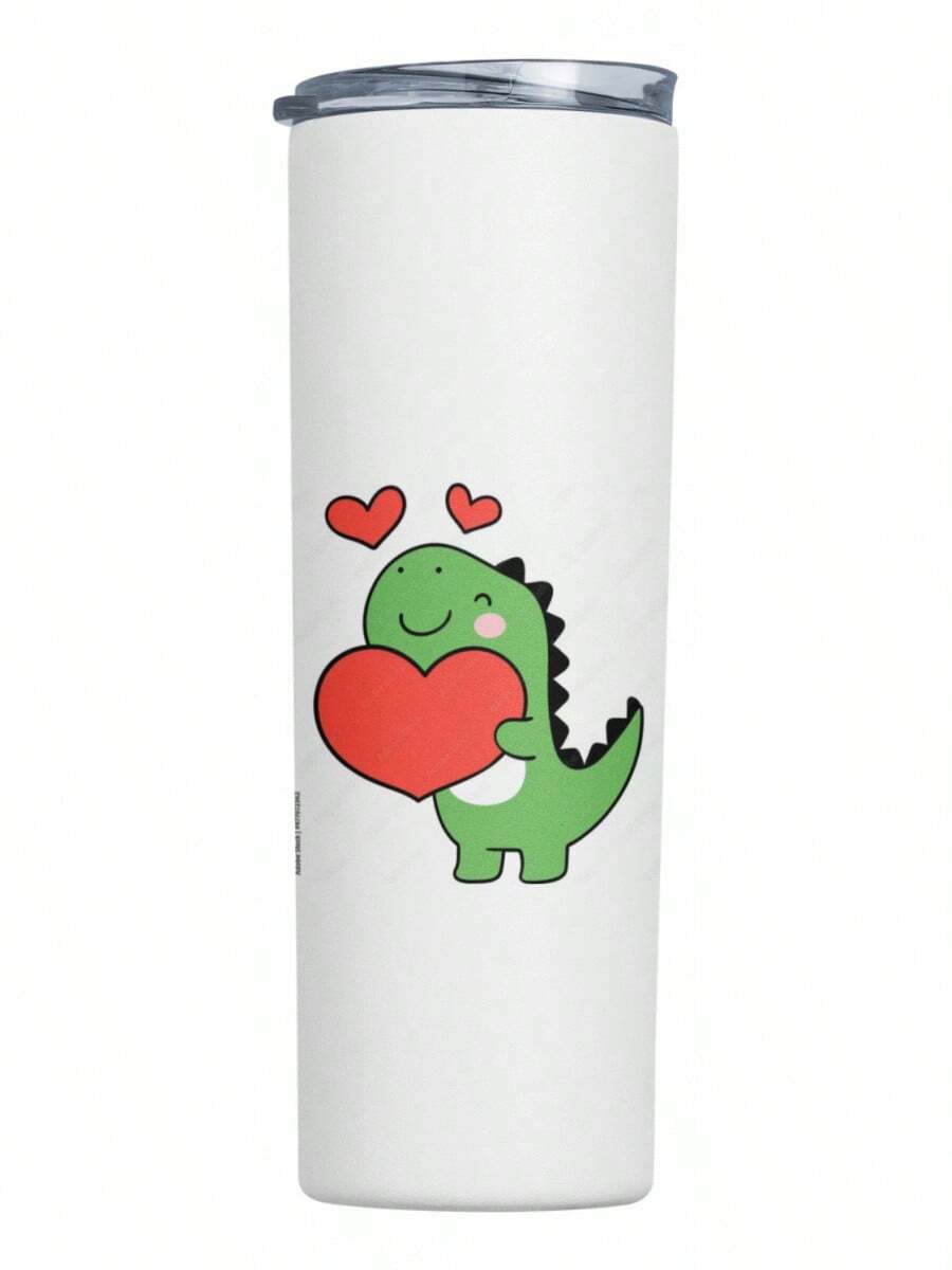 TendenciaTermo Skinny 20 Oz.dinosaurio San ValentinCalidad premium - Blanco - Ver 1