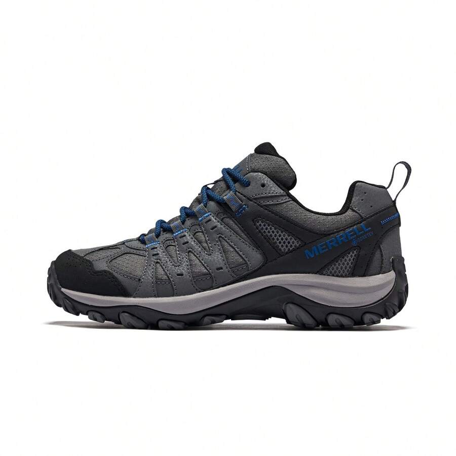 Merrell Men's ACCENTOR GTX Waterproof Breathable Shock-Absorbing Hiking Shoes Outdoor Sports Mountaineering Shoes - Gray-blue - View 1