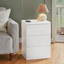 Mesitas de noche - Blanco Nube - Ver 2