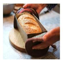 TendenciaSet 3 Moldes Panque Charola Rosca Pan Antiadherente CocinaCalidad premium - Gris - Ver 11