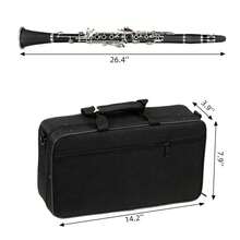 New Ktaxon Bb Professional Clarinet W/ Case Manual & Accessories - mặc định - Xem 8
