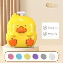 1pc Baby Electric 6-In-1 Nail Grinder, Multi-Head, Anti-Scratch, Child Nail Clipper Manicure Set - Black - View 14