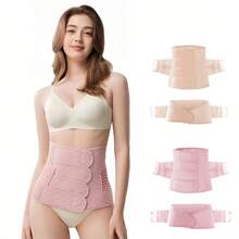 TendenciaNuevo Estilo De Faja Maternidad 2 En 1 Postparto Rosa Claro XlCalidad premium - Rosa claro - Ver 2