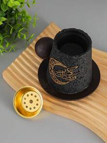 一款全新优雅的树脂香炉，设计成便携式杯状。它可用于家居装饰、办公室布置、节日庆典、瑜伽馆，也可用于芳香疗法。此外，它还可以作为节日礼物、斋月礼物、斋月装饰品或客厅摆件，也适合作为生日、毕业典礼、开斋节和其他场合的礼物。 - 彩色 - 查看 5