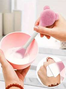 7pcs Facial Cleansing Set, Includes Makeup Remover Pads, Deep Cleansing Face Mask Brush, Soft Headband, Exfoliating Brush, Silicone Facial Cleansing Brush, Portable Skincare Tools Set (With Wash Bag), Ideal Christmas Gift, Women Headband, Beauty, Skincare, Spa, Self-Care, Skincare Tools, Face Care, Beautician Supplies, Skin, Facial Cleanser, Face - Multicolor - View 5