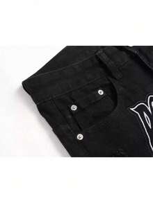 Men Jeans - Black - View 4