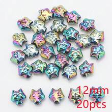 20 piezas/paquete Cuentas de vidrio con forma de zorro de 12 mm, suministros para hacer joyas DIY para collares, pulseras, aretes, colgantes, también adecuados para teléfonos, llaveros, decoración de autos - Pequeño zorro de 12 mm - Ver 21