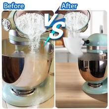 Flour Sifter Funnel With Tilting Spout And Anti-Spill Design - Fits KitchenAid Artisan KSM150 And 5-Quart Tilt-Head Mixers, Durable Plastic Construction, Ergonomic Handle And Stable Base For Precise Baking - Easy To Clean - Multicolor - View 2