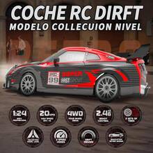 TendenciaCarros Drift Rc 4x4 Rc Drift Car Coche De Juguete ChallengerCalidad premium - Rojo - Ver 4