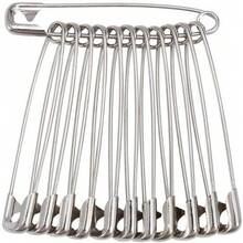36/48/72pcs Safety Pins, Rust-Proof Nickel-Plated Steel, Thickened Metal Pin, Old-Fashioned Pin, Butterfly Pin