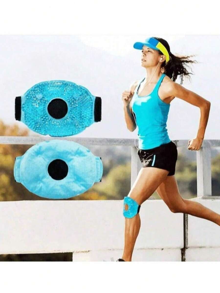 Large Ice Pack Set: 1 Reusable Cold Pack - Can Be Used For Ankle, Head, Shoulder, Leg And Knee, Mother's Day Gift, Men's Gift, Women's Gift, Travel Essential, Travel Accessory, Suitable For Outdoor, Sports, Travel, Home, Office, School And More - Multicolor - View 1