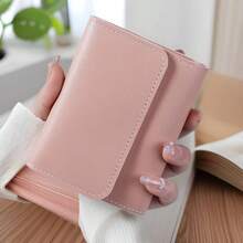 New Fashion Buckle Leopard Print Handbag & Shoulder Bag, Suitable For Parties, Outings, Vacations, Shopping And Daily Use, Can Store Coins, Phones, Also Suitable As A Work Bag For White-Collar, College Students And Office Workers, Elegant Ladies Bag, New Fall Winter Cheetah Print Purse For Women - Pink - View 3
