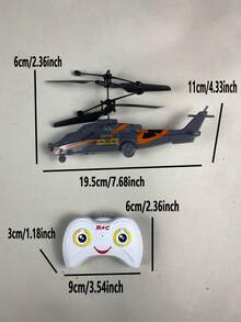 Remote Control Smart Sensing Combat Helicopter, Fighter Plane, Made Of Anti-Fall Material, Infrared Sensing Remote Control Helicopter. Toy Fighter Plane, Helicopter, Fighter Plane, Sensing Aircraft, Remote Control Plane, Plastic Flying Toy, Gesture Sensor, Infrared Interactive Educational Toy, With LED Lampshade