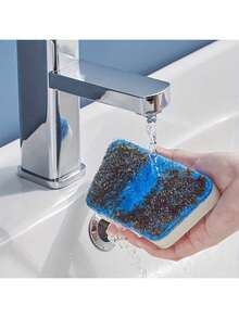 1 Long Handle Bath Tub Cleaning Brush + 1 Sponge/Set, Bathroom Floor Tub Tile Cleaning Sponge Brush, Window Cleaning Sponge Brush, Cleaning Supplies And Tools - Multicolor - View 6