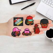 25pcs Cute Themed Shoe Charms - Perfect Shoe Accessories & Decorations For Clogs - Multicolor - View 4