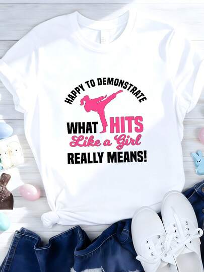 Demonstrate What Hits Like A Girl Really Means Shi