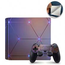 1 Set de Pegatina protectora impresa para consola de juegos delgada, resistente al agua y a los arañazos - Multicolor - Ver 4