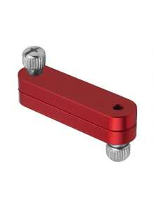 Aluminum Alloy Marking Gauge Tool - Made Of Highly Corrosion-Resistant And Wear-Resistant Aluminum Alloy, With Red/Gold Dual-Tone Surface Treatment. Compact And Portable Design, Easy To Operate, Can Achieve Precise Hole Positioning To Improve Production Efficiency.