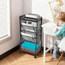 YUNRUX Magazine Rack - Black - View 10