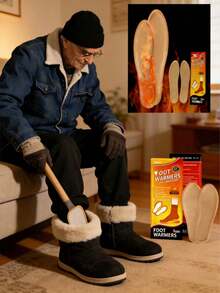 5双装 - 足部暖贴、自发热鞋垫和手部暖贴，额外保暖10-12小时，即时保暖10小时，空气激活加热垫，男女通用，是滑雪、徒步、露营和户外活动的理想之选，完美的新年礼物 - 新旧款式随机组合，春夏精选，伴娘礼物，房间/卧室装饰，海滩，旅行，男士，女士，度假 - 彩色 - 查看 5