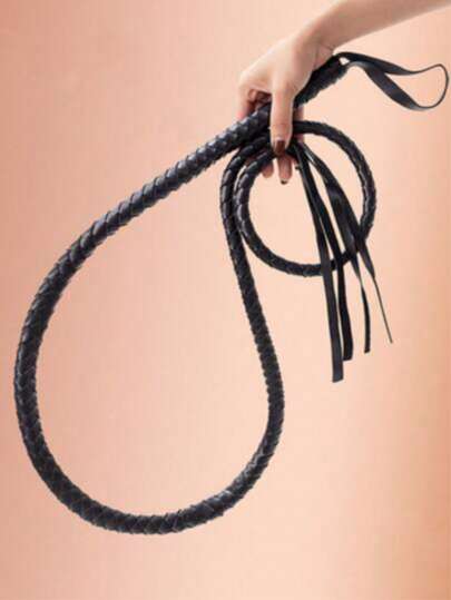 2 piezas Látigos de vaquero occidental - Látigos de cuero negro, Suministros para fiestas de Halloween, Regalos de Navidad y Año Nuevo, Látigos de cuero para equitación/entrenamiento