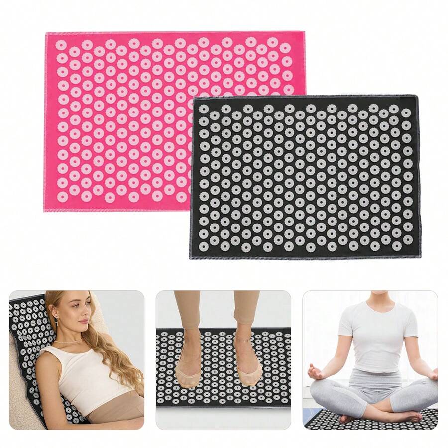 Acupressure Mat, Massage Yoga Mat, Acupuncture Pad, Relieve Pain And Stress, Back And Body Pain Relief, Spike Mat, Foot Massage Mat - Multicolor - View 1