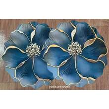 1pc Gold Floral Pattern Bath Mat, Bathroom Rug, Door Mat, Small Rug, Carpet, Floor Mat, Home Decor, Area Rug, Outdoor Mat, Bedroom Carpet, Washable Rug - Multicolor - View 10