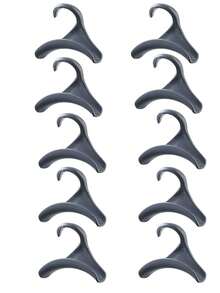 10pcs Japanese Style Arched Bag Hooks, Jewelry Holder, Entryway Organizer For Hats, Scarves - Multicolor - View 11